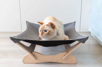 Гамак-лежак для кота white+gray PetJoy white1gray фото