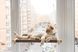 Гамак на вікно для кота white+beige PetJoy wwhite1beige фото 2