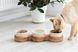 Миски на підставці для кота brown+white cat3bowlBW cat3bowlBW фото 4