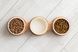 Миски на підставці для кота brown+white cat3bowlBW cat3bowlBW фото 2